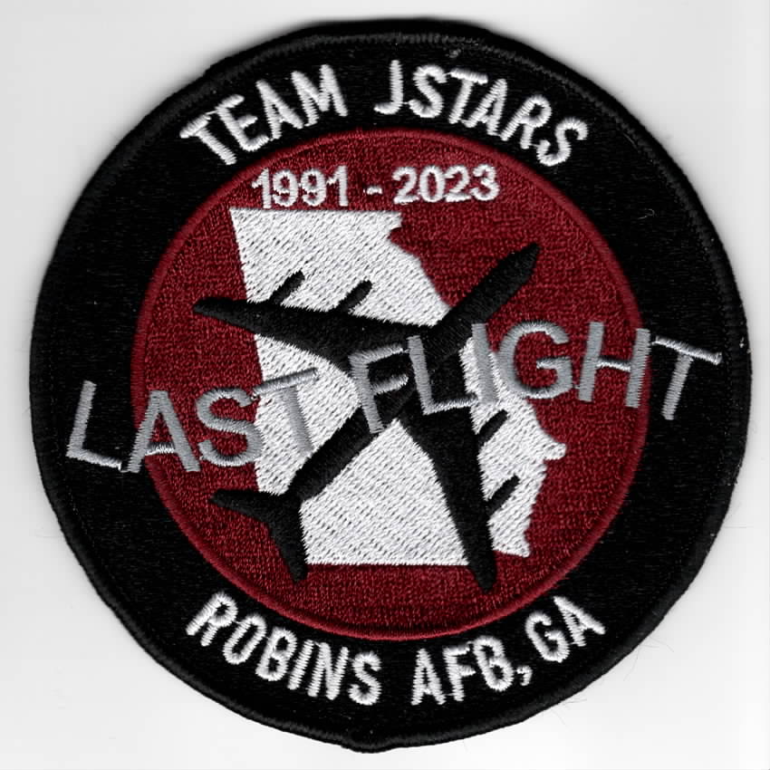 116ACW/128 ACCS *LAST JSTARS FLIGHT* (Large/Black-MAROON)