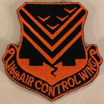 116th Air Control Wing Patch (Neon Orange)