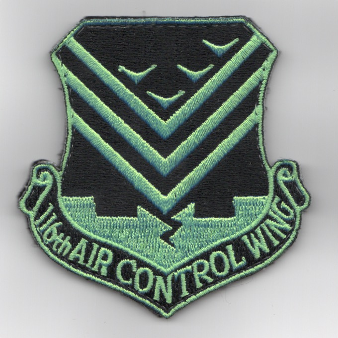 116th Air Control Wing Patch (Neon Green/3-inch)