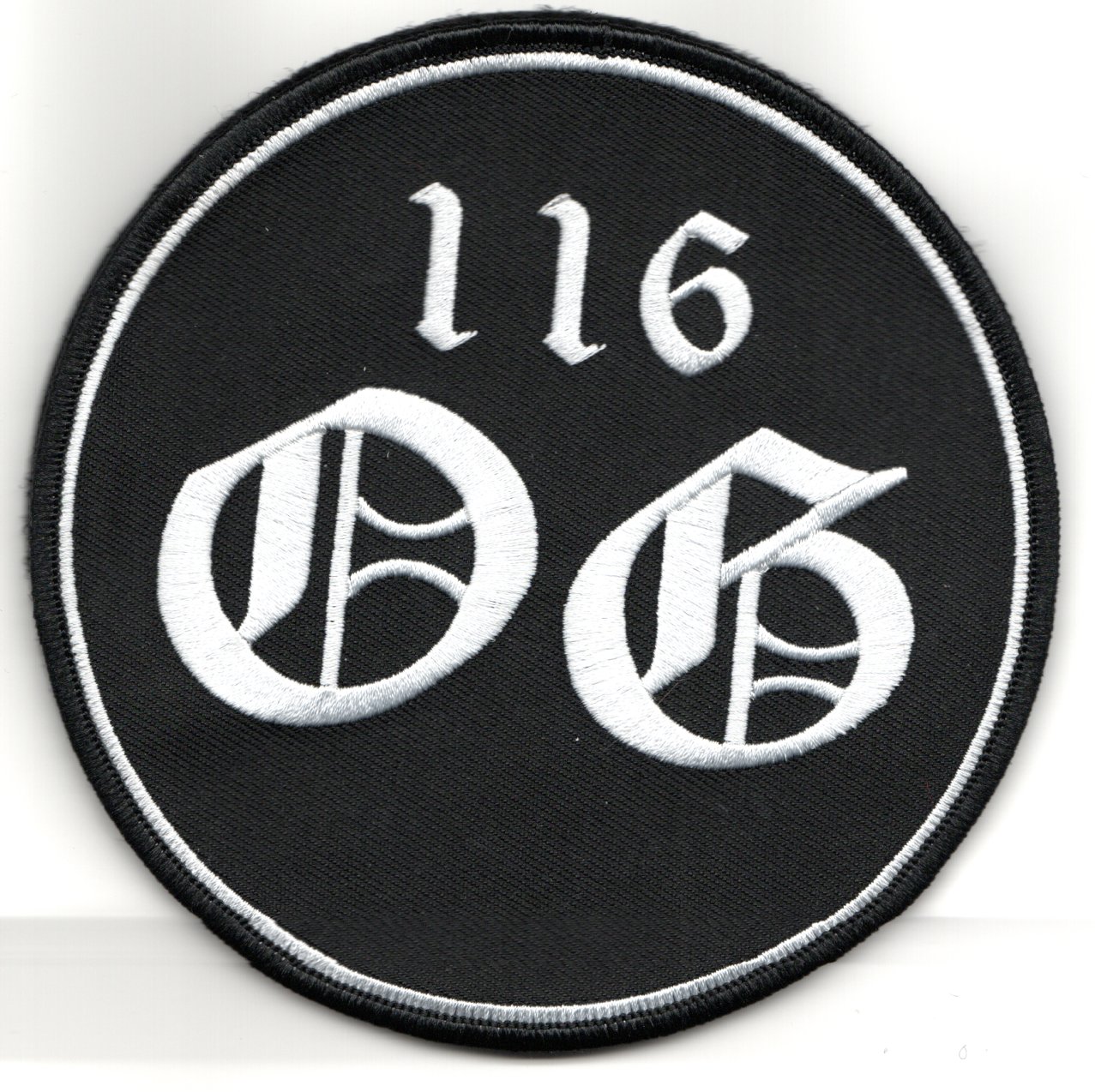 116 OG 'Unauthorized' Friday Patch (Small/Black)
