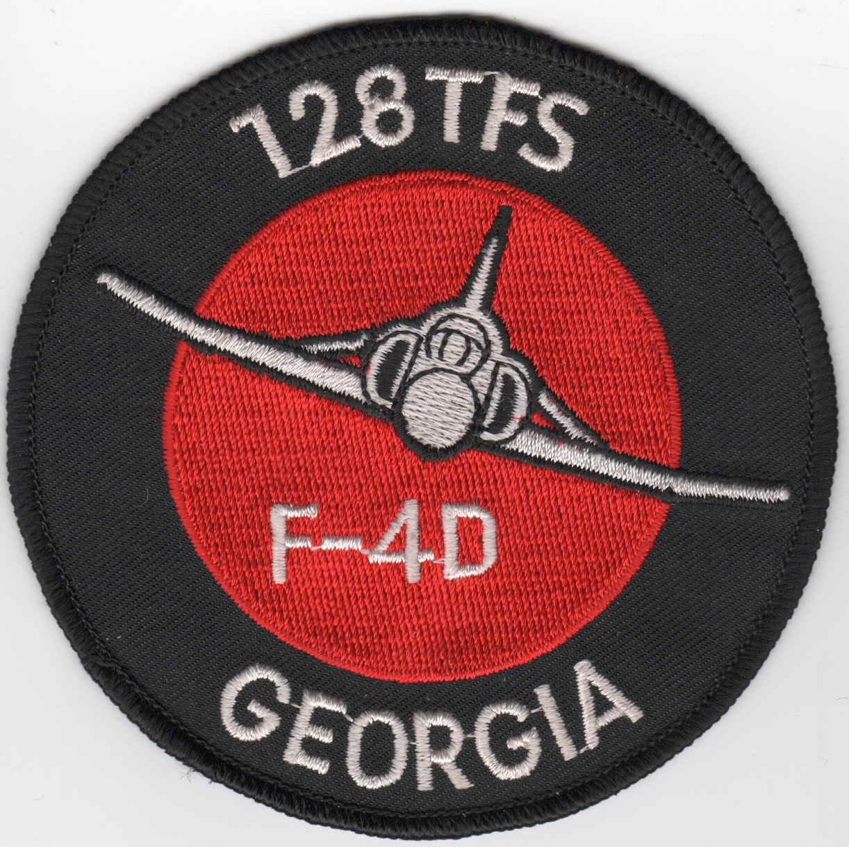 128TFS F-4D Patch (Red/White/Original)