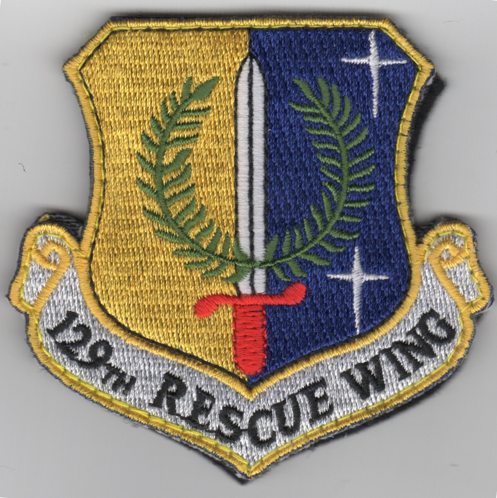 129th Rescue Wing Crest (Color)