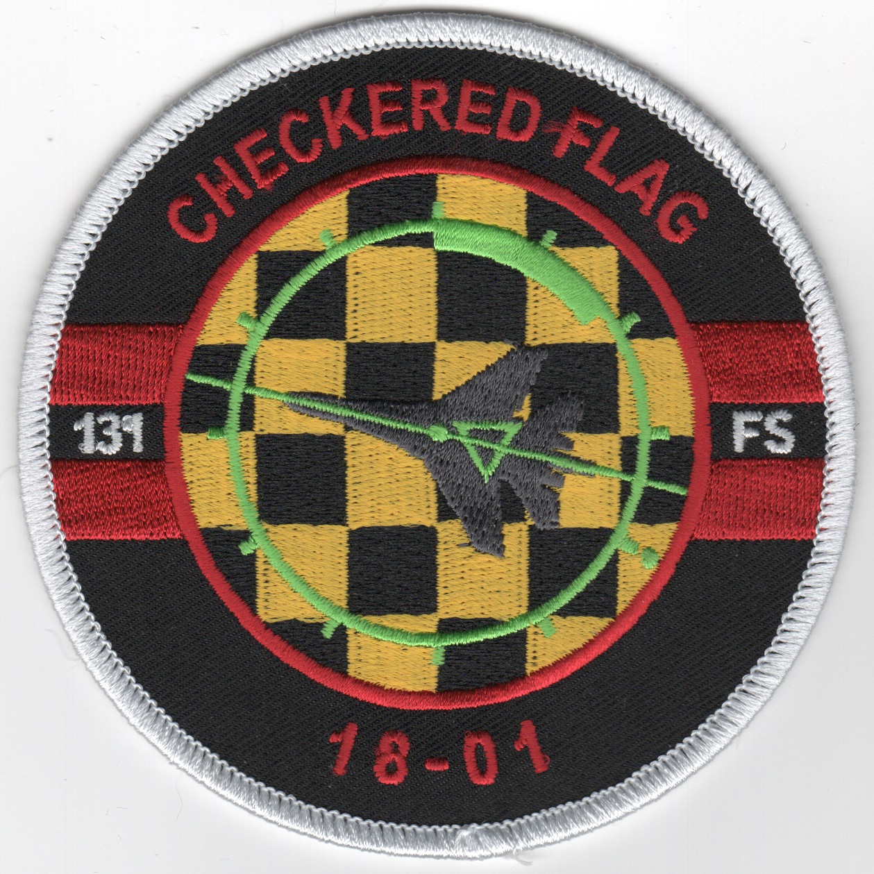 131FS 'Checkered Flag' 18-01 Patch
