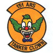 151st ARS Tanker Clown Patch