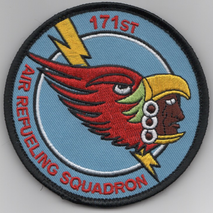 171ARS Squadron (LIGHT Blue/No Velcro)