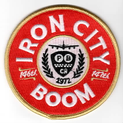 171OG 'IRON CITY BOOM' Patch (Round/Red)