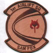 1st Airlift Squadron Patch (Des)