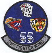 20th Fighter Wing (Color-All Mascots Separate)
