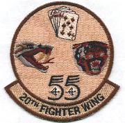 20th Fighter Wing (Desert-All Mascots Separate)