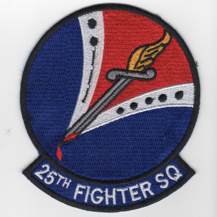 25FS Squadron Patch (Blue/1-Tab)