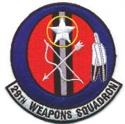 29th Weapons Squadron Patch