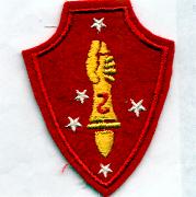 2nd USMC WW II (Authentic) Patch
