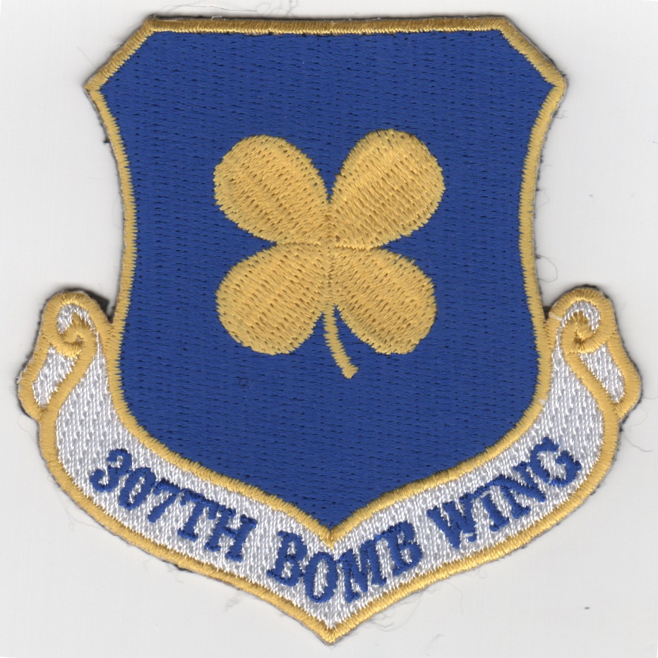 (B-52) 307th Bomb Wing Crest Patch
