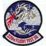 339th Flight Test Squadron Patch