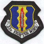 33rd Fighter Wing (Leather-Border)