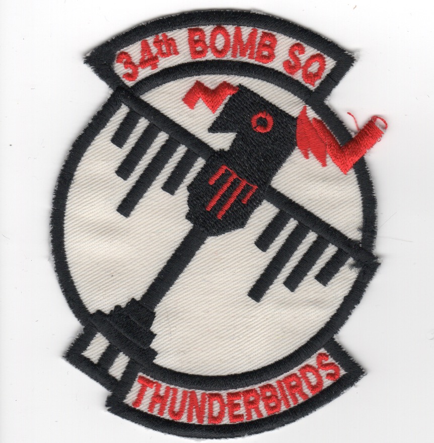 (B-1) 34BS 'Thunderbirds' (White/K)