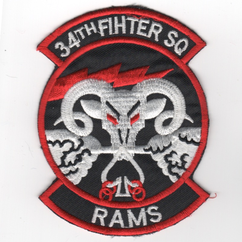 34th 'FIHTER' Squadron (Misspelled/K)