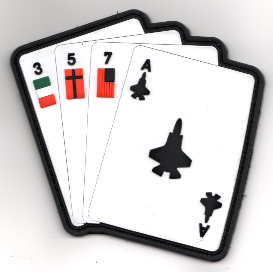 62FS *3-5-7-A Cards* (PVC/White)