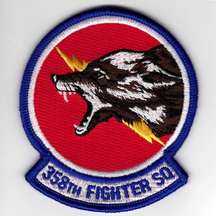 358FS *WOLFHEAD* Patch (Red/Blue)