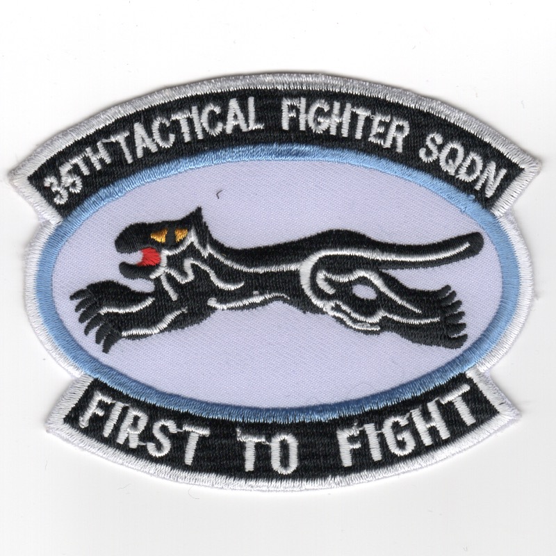 35TFS 'First to Fight' (White/2-Tabs/K)