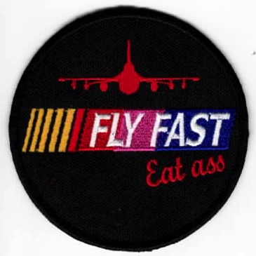 36FS 'Fly Fast/Eat Ass' Bullet (Black/K)