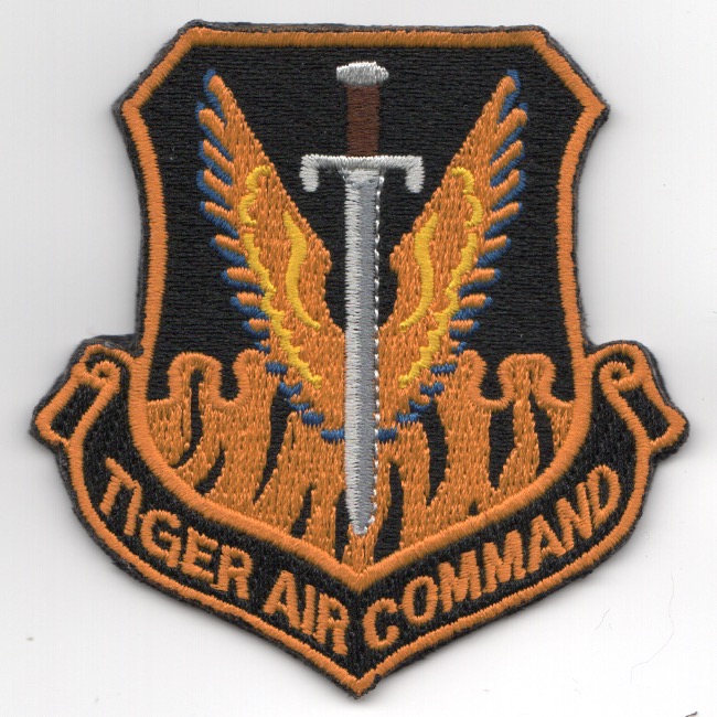 391FS 'Tiger Air Command' Crest (Orange)