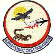 419 Flight Test Squadron Patch
