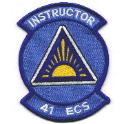 41 ECS Squadron (Instructor) Patch