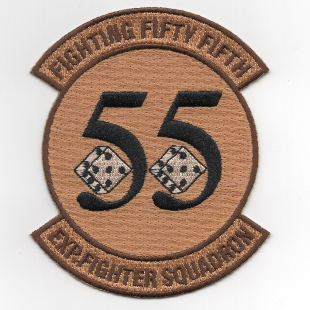 55 EXPEDITIONARY Fighter Squadron Patch (Desert)