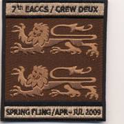 JSTARS 7EACCS 'Spring Fling 2009' Patch