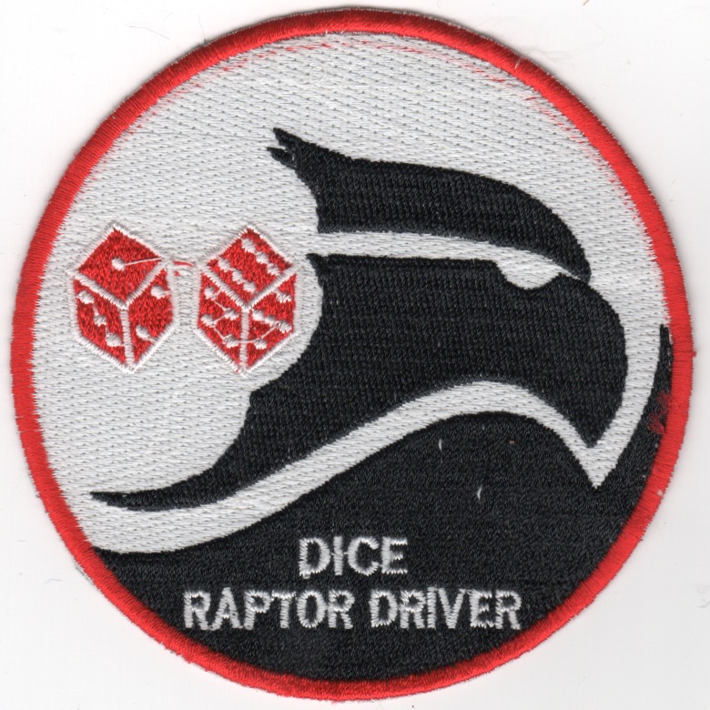 90FS 'DICEMEN Raptor Driver' (Blk/Round/K)