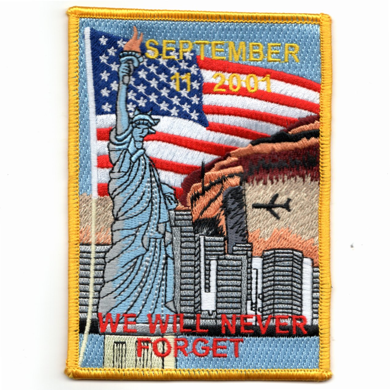 9-11 'We Will Never Forget' (Rect)