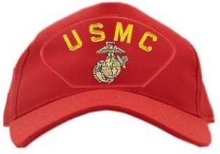 USMC-Lettered Ballcap