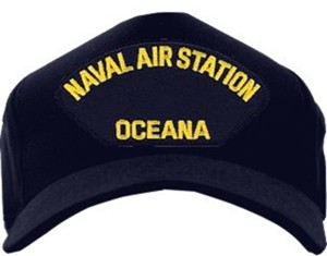 NAS Oceana Ballcap (Dk Blue/Text Only)
