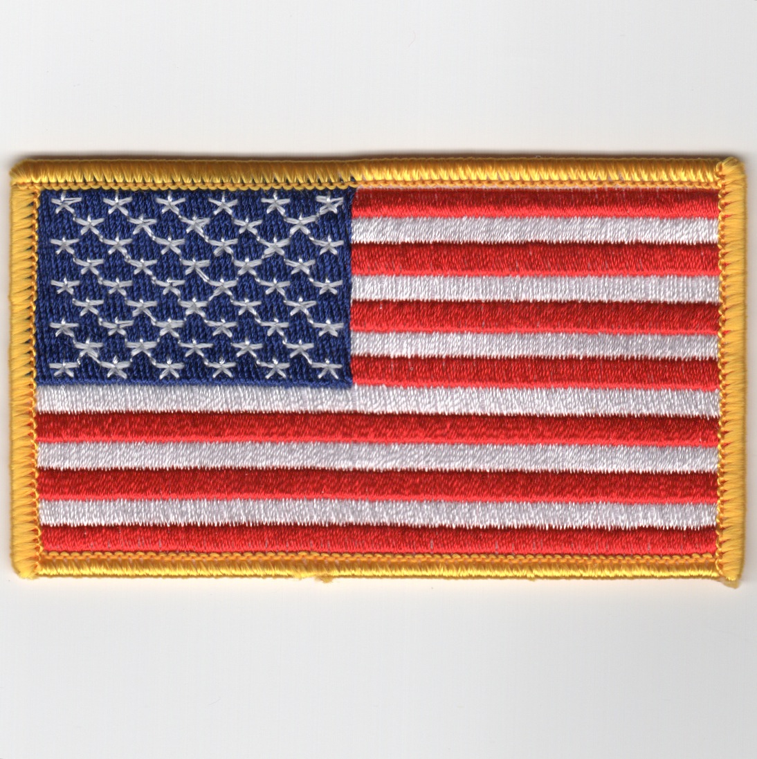 American Flag (Yellow/Med/No Velcro)