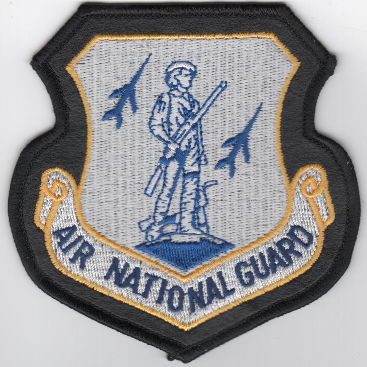 Air National Guard Crest (White/Large/LX Border)