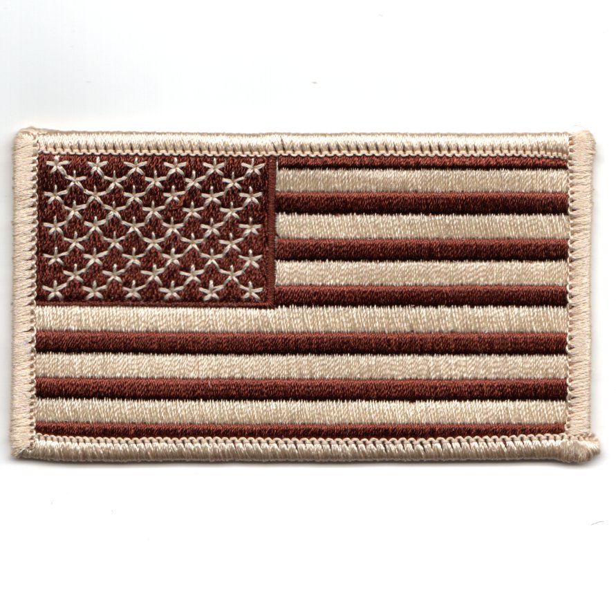 American Flag (Desert/No Velcro)