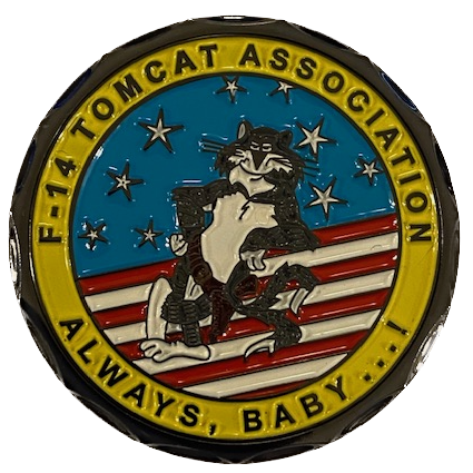 F-14 T.A.  '2024 REUNION' Coin (Back)