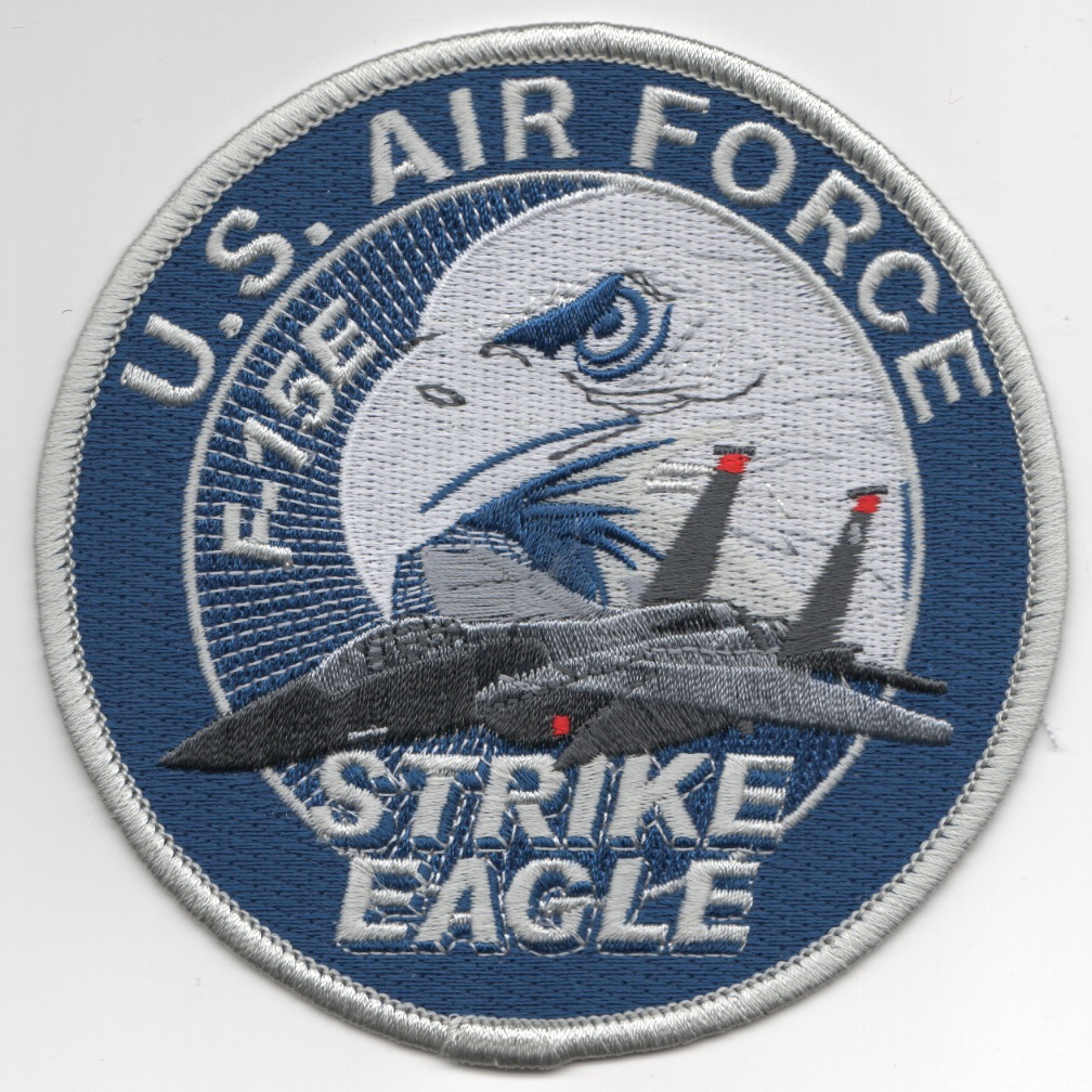F-15E Blue/Silver Aircraft Patch