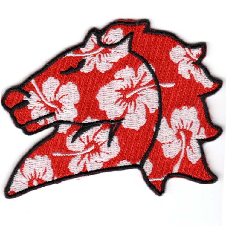 HM-14 Horsehead Patch (Red/White Flowers)