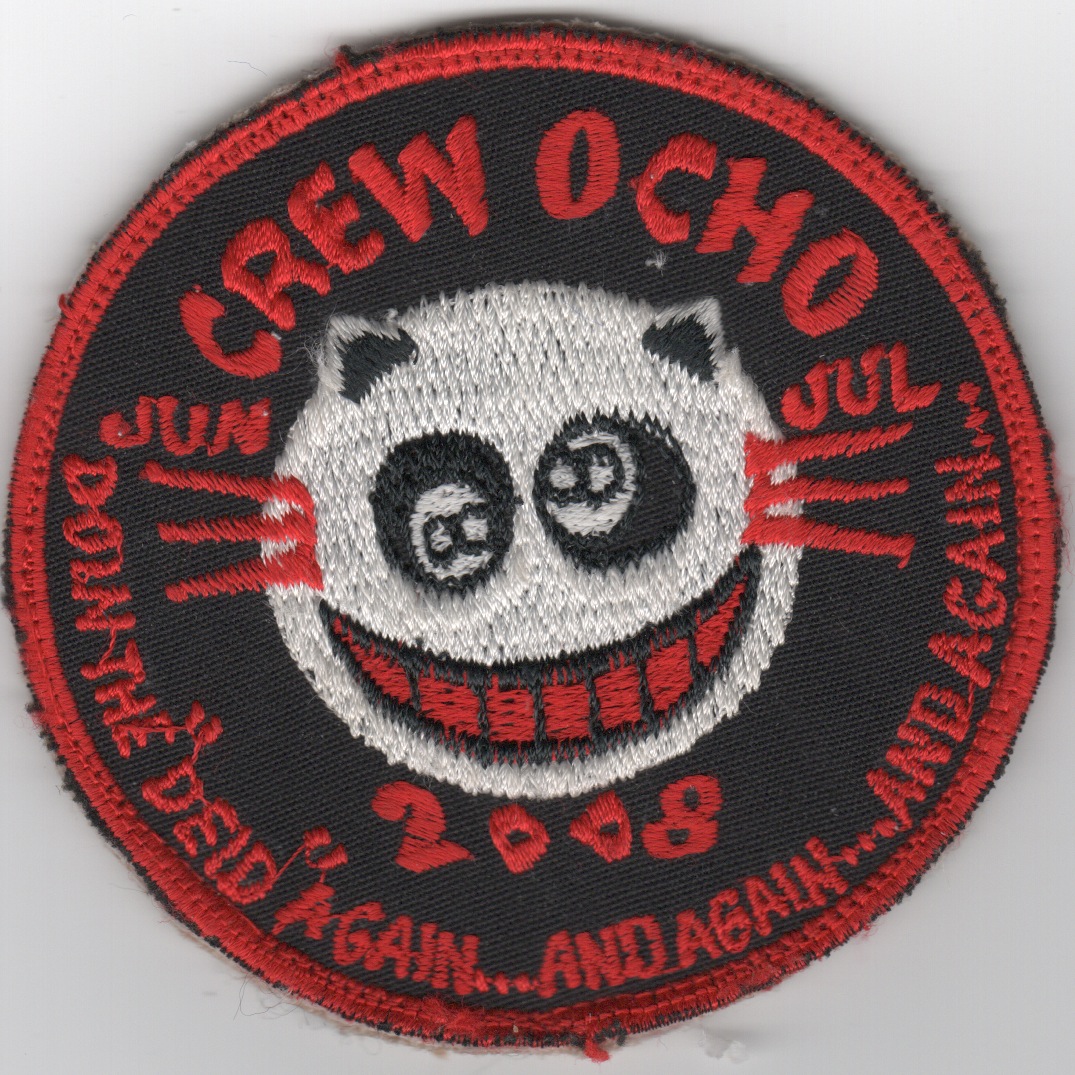 JSTARS 2008 'CREW OCHO' Patch (Red/Blk)