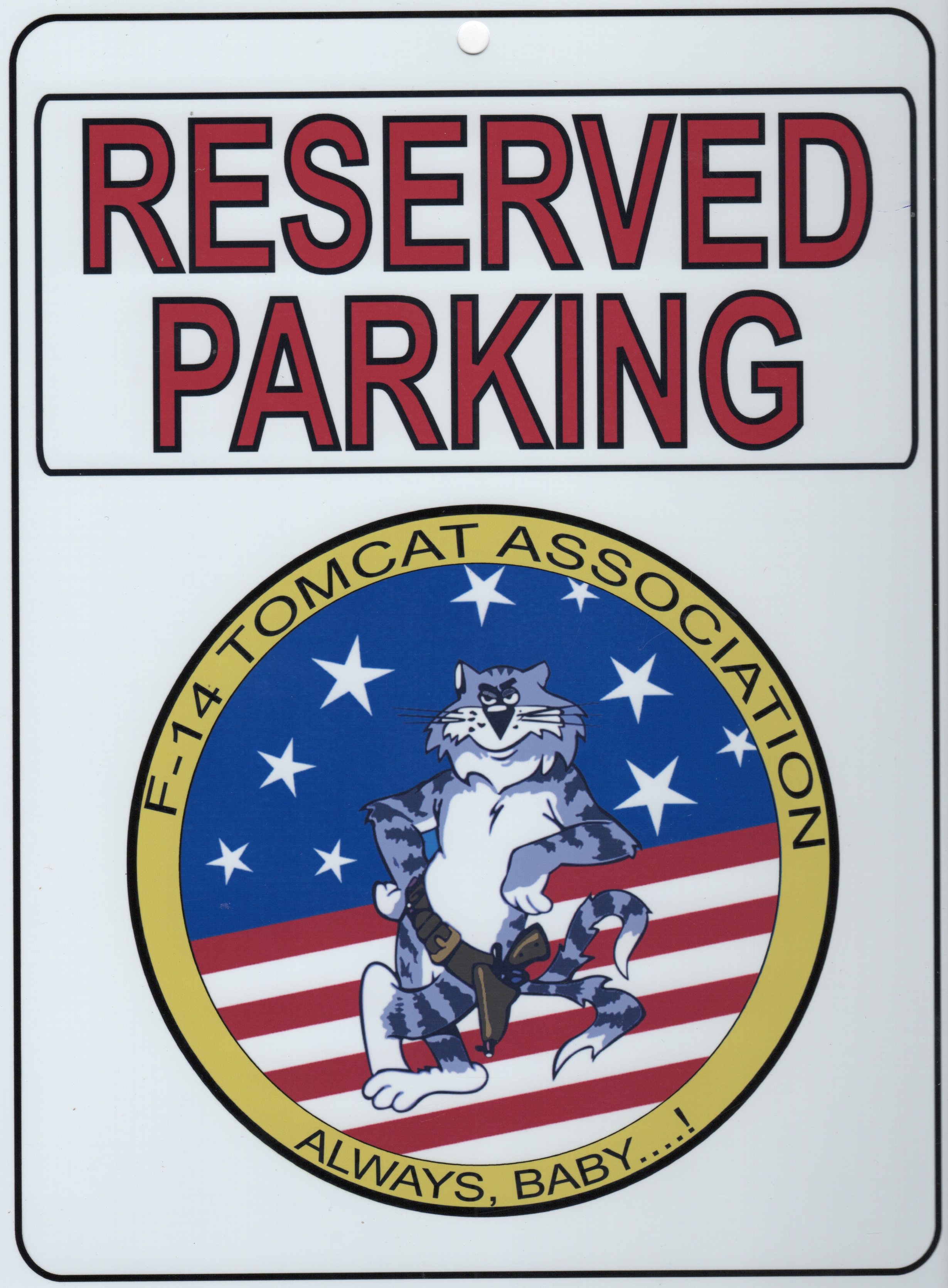 Tomcat Assoc 'Parking Placard'