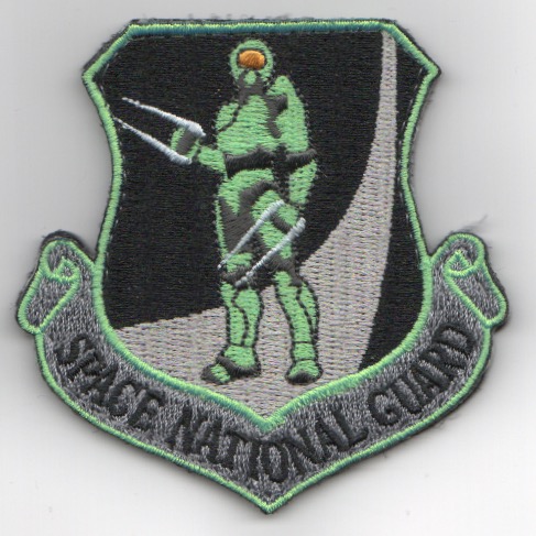 SPACE NATIONAL GUARD Crest (Neon)