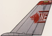 VF-1 F-14 Tomcat Tail Fin (Red/Gray)