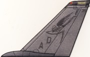 VF-101 F-14 Tomcat Tail Fin (All Gray)