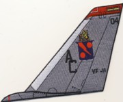 VF-11 F-14 Tomcat Tail Fin (Gray)
