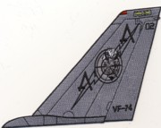 VF-74 F-14 Tomcat Tail Fin (All Gray/02)