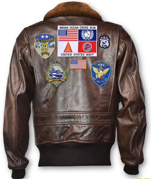 TOPGUN (2020): 'SIGNATURE SERIES' Leather Jacket (w/Patches)
