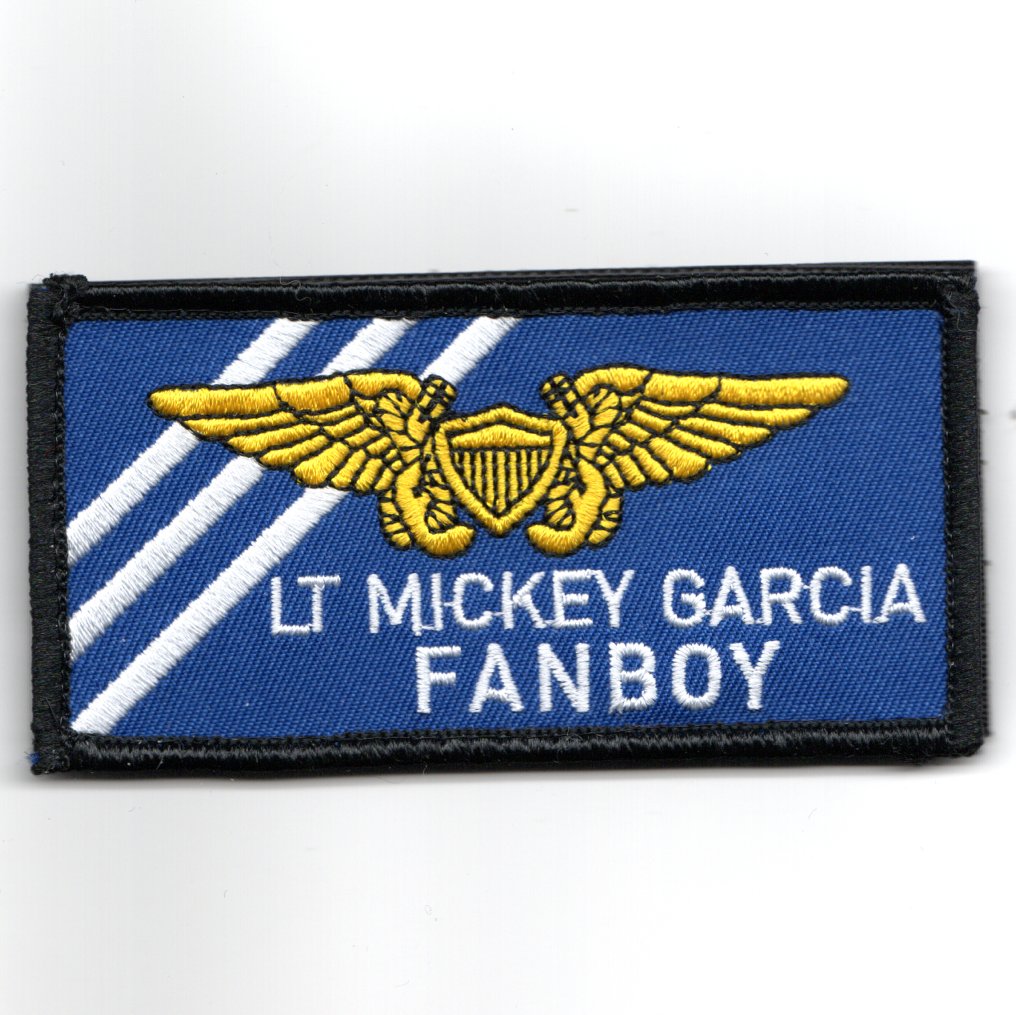 TG:MAV LT Mickey Garcia 'FANBOY' Nametag (Blue/V)