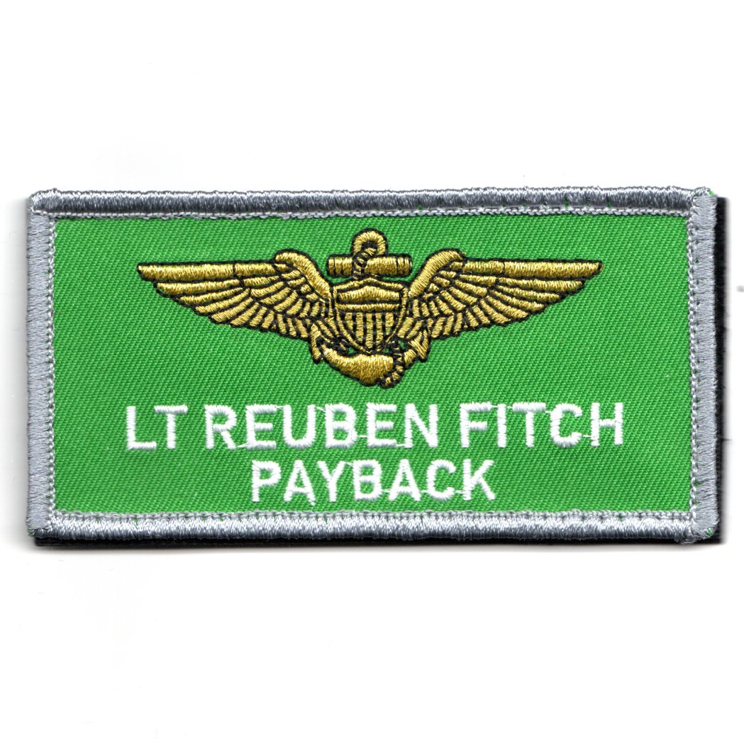 TG:MAV LT Reuben 'PAYBACK' Fitch Nametag (Green/V)